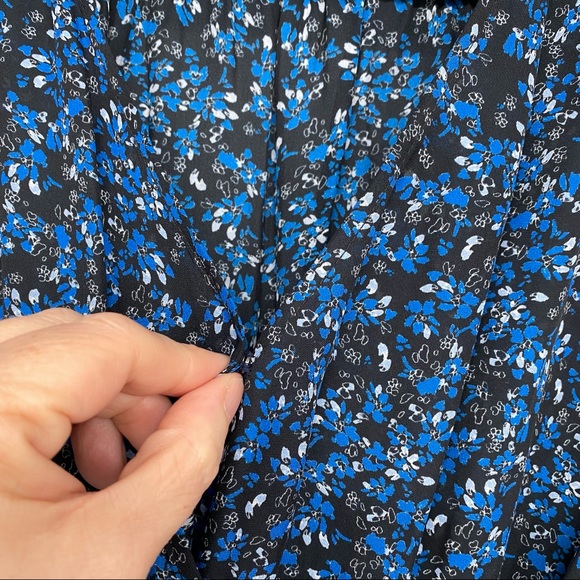 Parker Amanda Floral Silk Blend Dress - Picture 7 of 9